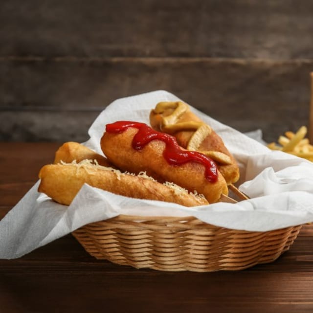 Mini Corndogs.