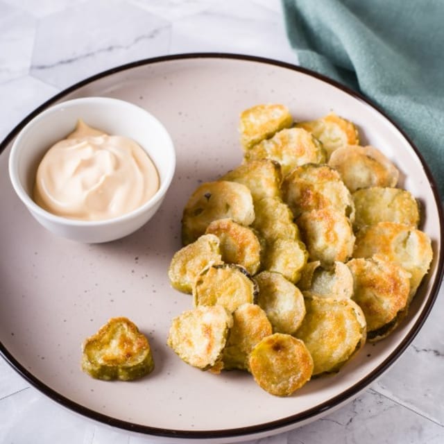 Fried Pickle Chips.