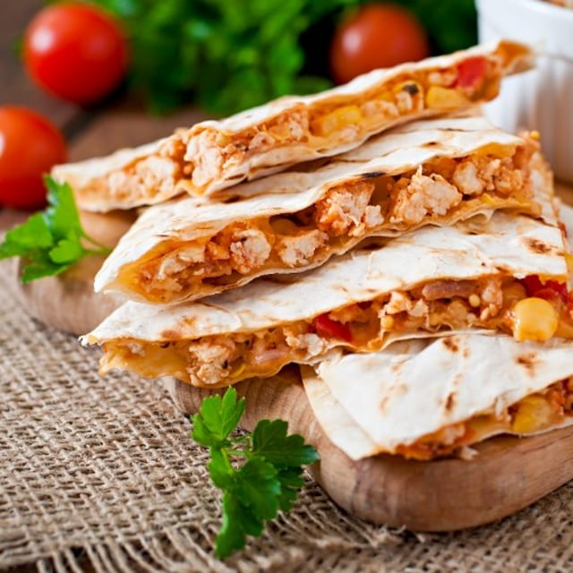 Chicken Quesadilla.